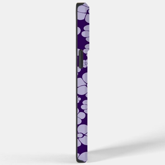 Coques Case-Mate iPhone Motif à fleurs - violet (Verso / Droite)