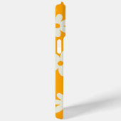 Coques Case-Mate iPhone Motif à fleurs Yellow White Retro (Verso / Droite)