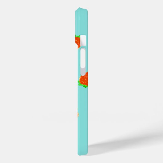 Coques Case-Mate iPhone motif à fraise (Verso / Gauche)