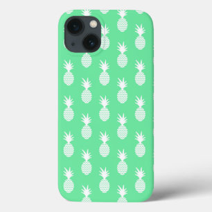 Etui iPhone 13 Motif à la menthe d'ananas