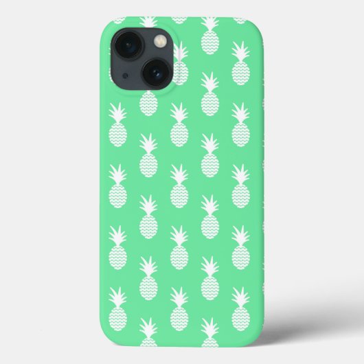 Coques Case-Mate iPhone Motif à la menthe d'ananas (Verso)