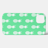 Coques Case-Mate iPhone Motif à la menthe d'ananas (Verso (horizontal))