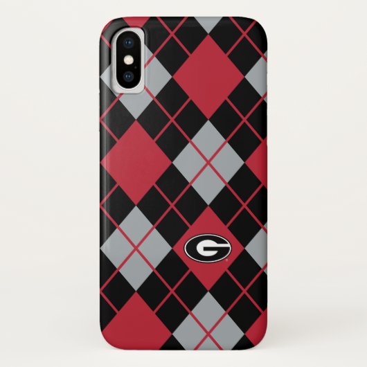 Coques Case-Mate iPhone Motif à motifs de losanges du logo | de (Dos)