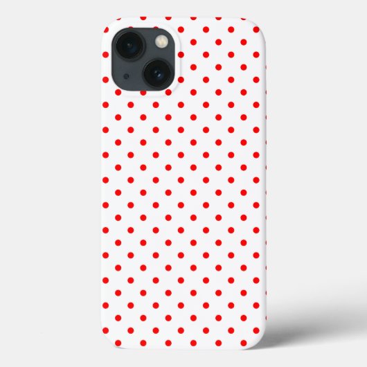 Coques Case-Mate iPhone Motif à petits points rouges (Verso)