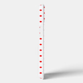 Coques Case-Mate iPhone Motif à petits points rouges (Verso / Droite)
