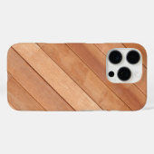 Coques Case-Mate iPhone Motif à planches de bois (Verso (horizontal))