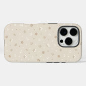 Coques Case-Mate iPhone Motif à points botaniques (Verso (horizontal))