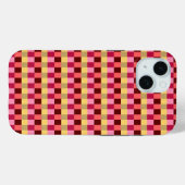 Coques Case-Mate iPhone Motif à points polka monogramés (Verso (horizontal))