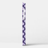 Coques Case-Mate iPhone Motif à points Polka - Violet bleu violet violet l (Verso / Gauche)