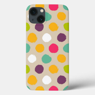 iPhone 13 Coque motif à pois