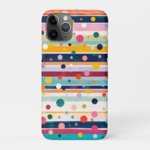 Motif à pois et rayures Color Pop