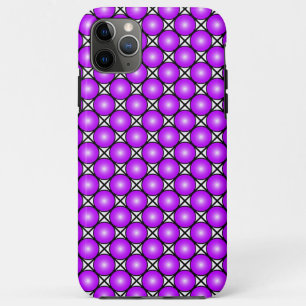 Case-Mate iPhone Case Motif à pois roses magenta sur fond de treillis no