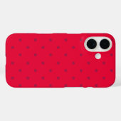 Coques Case-Mate iPhone Motif à pois rouges pastèque (Verso (horizontal))