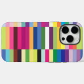 Coques Case-Mate iPhone Motif à rayures colorées (Verso (horizontal))