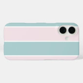Coques Case-Mate iPhone Motif à rayures verticales de couleur douce (Verso (horizontal))