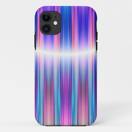 Coques Case-Mate iPhone Motif à rayures violettes (Dos)