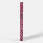 Coques Case-Mate iPhone Motif à spirale rose rose or (Verso / Droite)