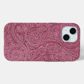 Coques Case-Mate iPhone Motif à spirale rose rose or (Verso (horizontal))