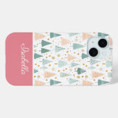 Coques Case-Mate iPhone Motif à thème de Noël mignon (Verso (horizontal))