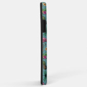 Coques Case-Mate iPhone Motif à thème tropical surf rétro (Dos/Droite)