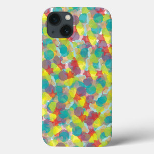 Etui iPhone 13 motif abstrait