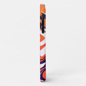 Coques Case-Mate iPhone Motif Abstrait acrylique orange jaune (Dos/Gauche)