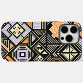 Coques Case-Mate iPhone Motif abstrait avec des formes géométriques (Verso (horizontal))