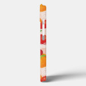Coques Case-Mate iPhone Motif abstrait avec la fraise (Verso / Gauche)