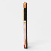 Coques Case-Mate iPhone Motif abstrait avec la fraise (Dos/Gauche)