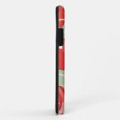 Coques Case-Mate iPhone Motif abstrait avec la tomate (Dos/Droite)