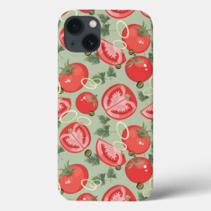 iPhone 13 Case Motif abstrait avec la tomate