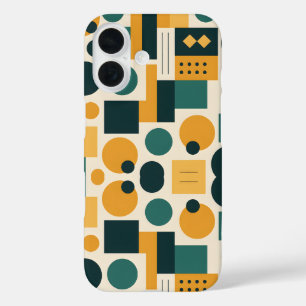 Coques iPhone 16 Motif abstrait Bauhaus