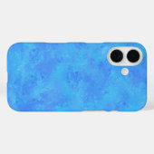 Coques Case-Mate iPhone Motif Abstrait bleu (Verso (horizontal))