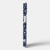 Coques Case-Mate iPhone Motif Abstrait bleu foncé (Verso / Droite)