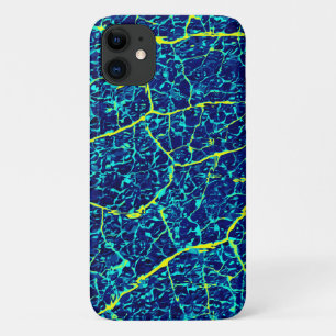 Case-Mate iPhone Case Motif Abstrait bleu/jaune