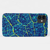 Coques Case-Mate iPhone Motif Abstrait bleu/jaune (Dos (Horizontal))