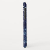 Coques Case-Mate iPhone Motif Abstrait bleu marine (Dos/Gauche)