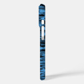 Coques Case-Mate iPhone Motif Abstrait Bleu Noir (Verso / Gauche)