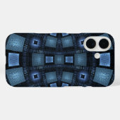 Coques Case-Mate iPhone Motif Abstrait Blue Moves (Verso (horizontal))