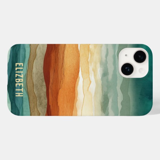Coques Case-Mate iPhone Motif Abstrait Boho (Verso (horizontal))