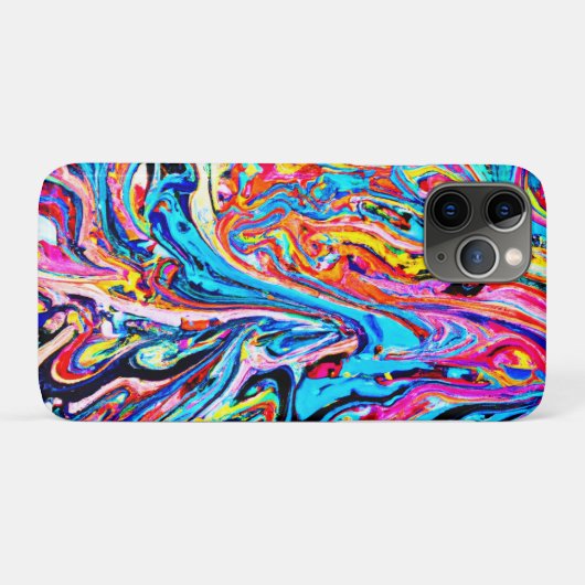 Coques Case-Mate iPhone Motif Abstrait coloré (Dos (Horizontal))