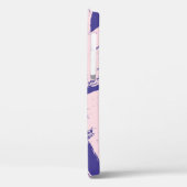 Coques Case-Mate iPhone motif Abstrait créatif transparent avec brosse str (Verso / Gauche)