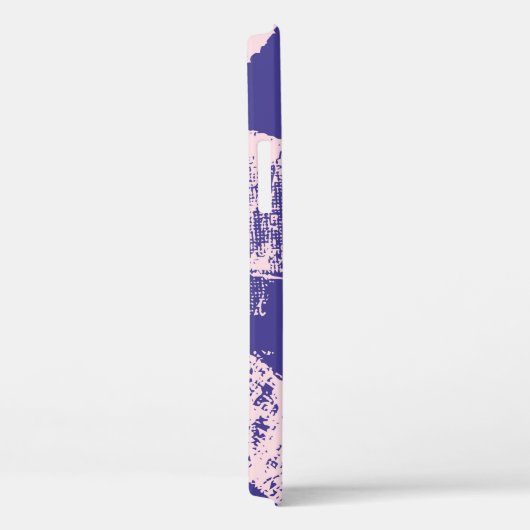 Coques Case-Mate iPhone motif Abstrait créatif transparent avec brosse str (Verso / Droite)