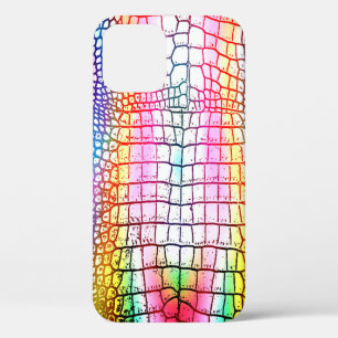 Case-Mate iPhone Case Motif abstrait crocodile, motif coloré