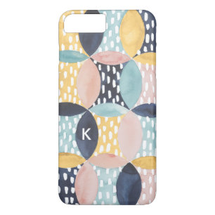 Etui iPhone Case-Mate Motif abstrait de cercle du monogramme  