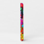 Coques Case-Mate iPhone Motif Abstrait de Chaos colorés (Dos/Gauche)