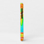 Coques Case-Mate iPhone Motif Abstrait de couleur vive (Dos/Gauche)