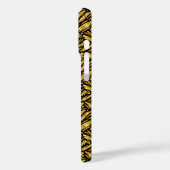 Coques Case-Mate iPhone Motif abstrait de feuille d'or (Verso / Gauche)