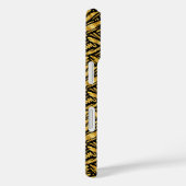 Coques Case-Mate iPhone Motif abstrait de feuille d'or (Verso / Droite)