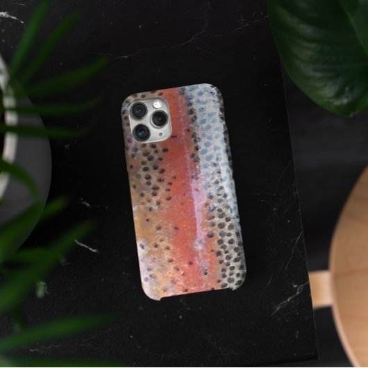 Coques Case-Mate iPhone Motif Abstrait de la peau de truite arc-en-ciel